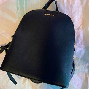 Michael Kors mini black backpack